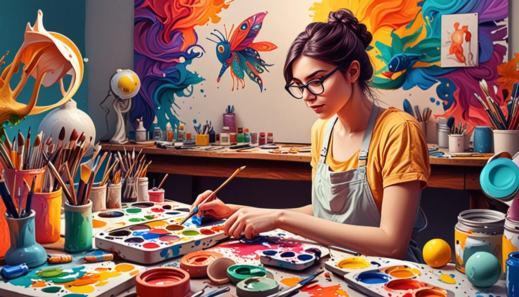 Exploring Different Artistic Mediums: Painting, Sculpture, and Digital